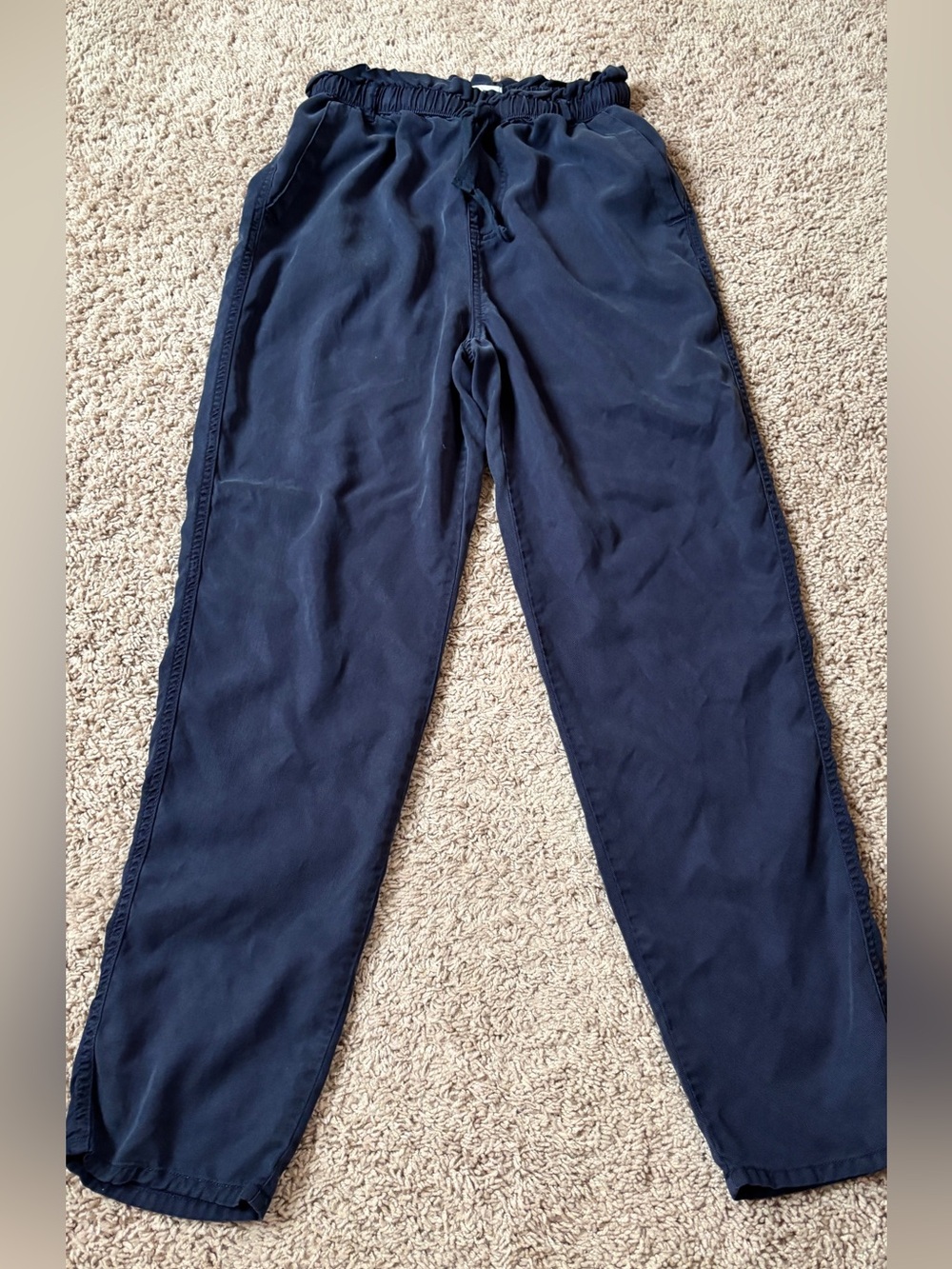 Treasure & Bond Men's Navy Elastic Drawstring Joggers